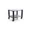 Mind Reader 15" Black 2-Tier Shelf Adjustable Printer Stand with Wheels